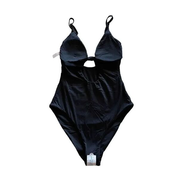 Andie The Santorini
One Piece Bathing Suit
Black Adjustable Straps SZ  LT # 1444 - Picture 7 of 14